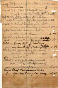 white lake cemetery association document 1910 002