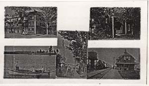 white lake historical photo collage 1912