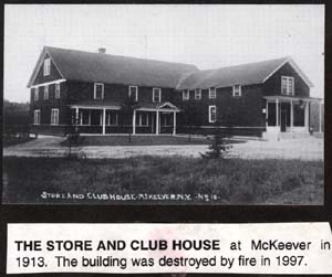 store club house mckeever 1913