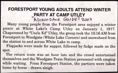 forestport young adults attend winter party at camp utley jan 1 1917