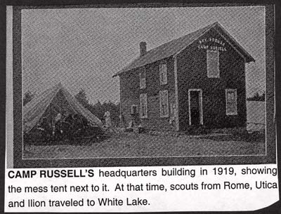 camp russell headquarters building 1919