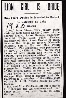 caldwell robert k davies flora june 28 1920