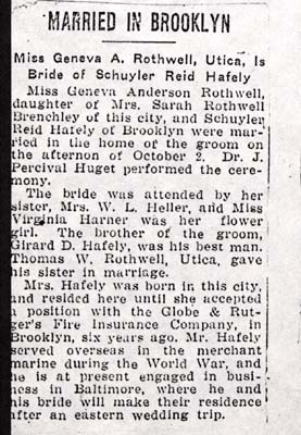 hafely reid rothwell geneva married oct 2 1921