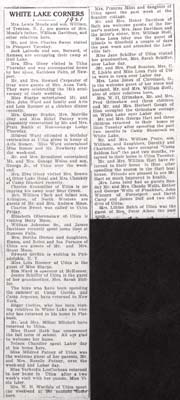 white lake corners news boonville herald 1921