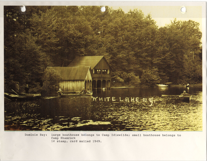 camp idlewhile post card 1922