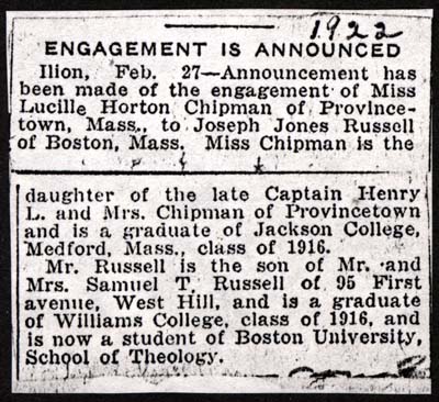 russell joseph chipman lucillle engagement announced feb 27 1922