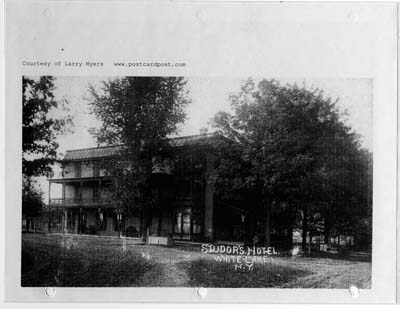studors hotel white lake ny 1924 postcard