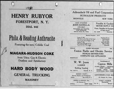rubyor henry business advertisement 1927