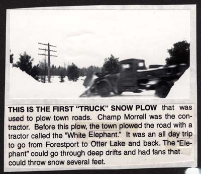 first truck snow plow 1930