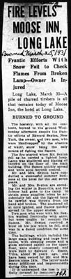 fire levels moose inn long lake march 25 1931