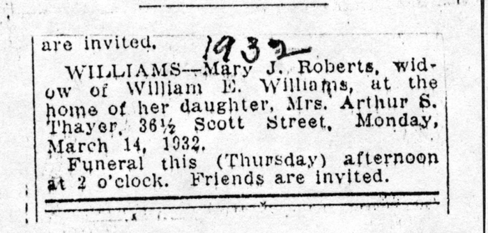 williams mary j roberts wife of william obit march 14 1932 001
