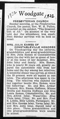 eames julia family reunion thanksgiving day 1932