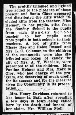 boonville herald community tree program enjoyed december 22 1933 part 2