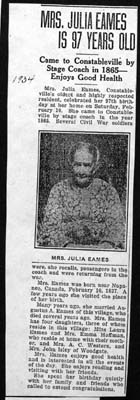 mrs julia eames is 97 years old 1934