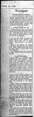 woodgate news april 26 1934 part 1