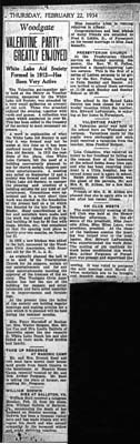 woodgate news february 22 1934