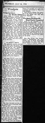 woodgate news july 26 1934