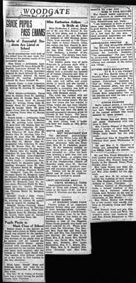 woodgate news june 21 1934