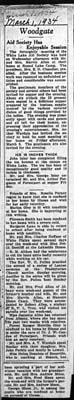woodgate news march 1 1934