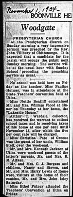 woodgate news november 1 1934