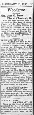 woodgate news february 13 1936
