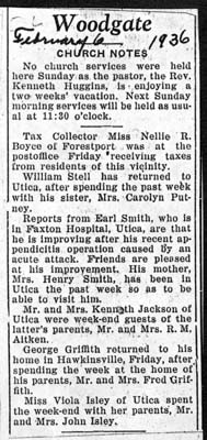 woodgate news february 6 1936