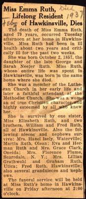 ruth emma daughter of george and sarah neejer ruth obit february 9 1937 001