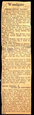 woodgate news january 7 1937