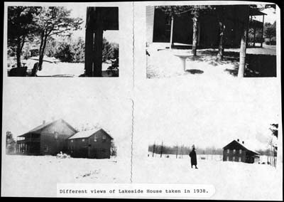 lakeside house different views 1938