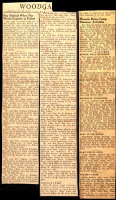 woodgate news july 7 1938