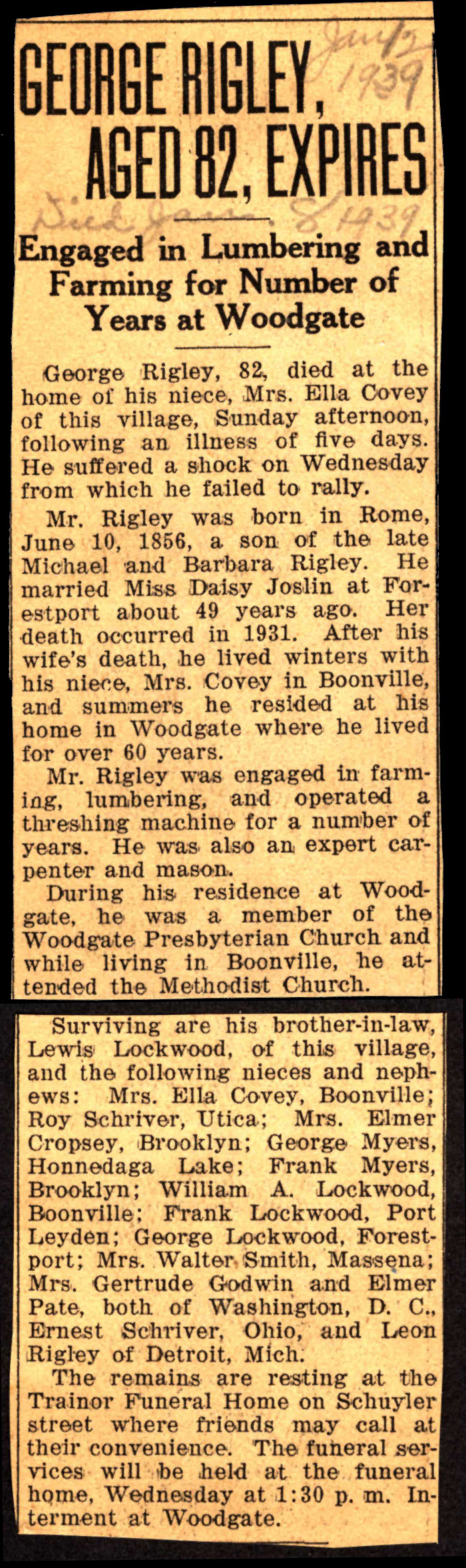 rigley george husband of daisy joslin obit january 8 1939 003