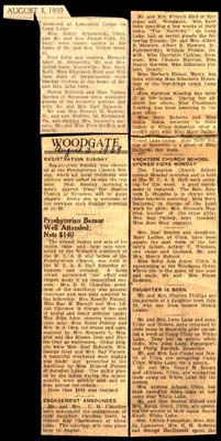 woodgate news august 3 1939