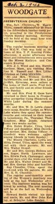woodgate news october 2 1941