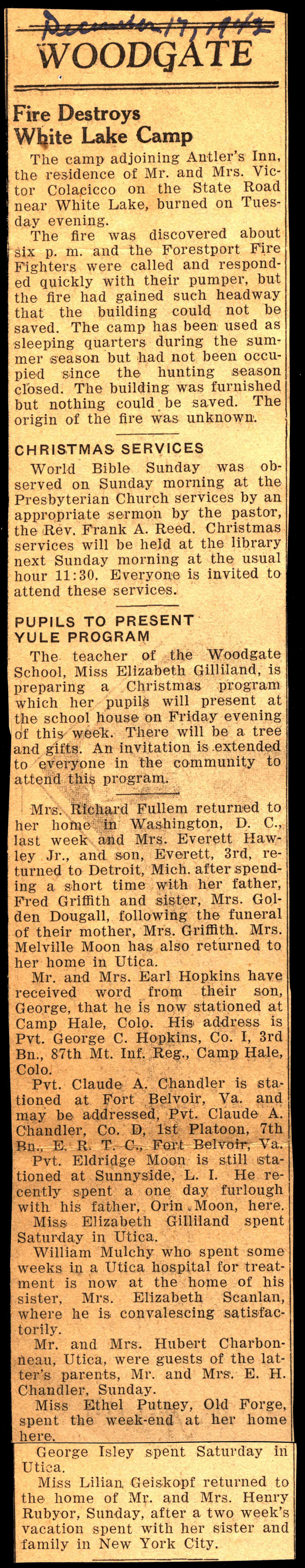 woodgate news december 17 1942