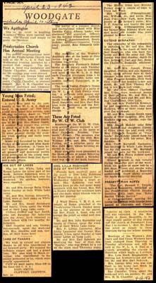 woodgate news april 16 and 23 1942