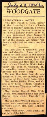 woodgate news july 23 1942