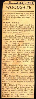 woodgate news june 25 1942