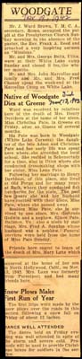 woodgate news november 19 1942