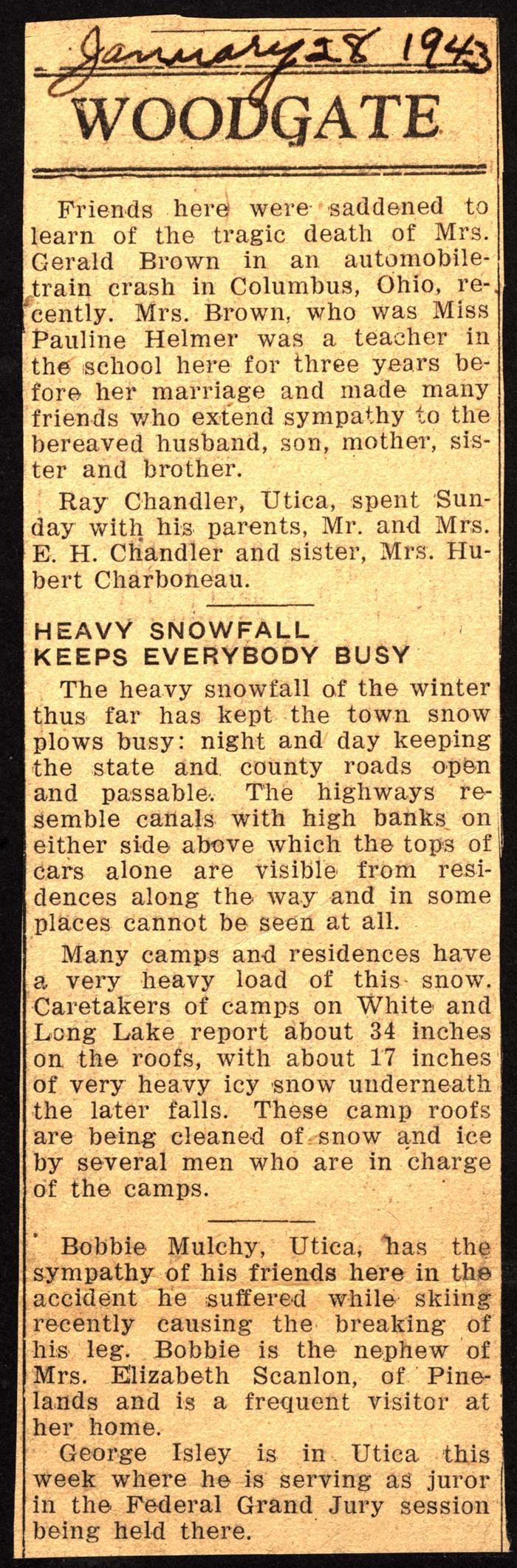 woodgate news january 28 1943