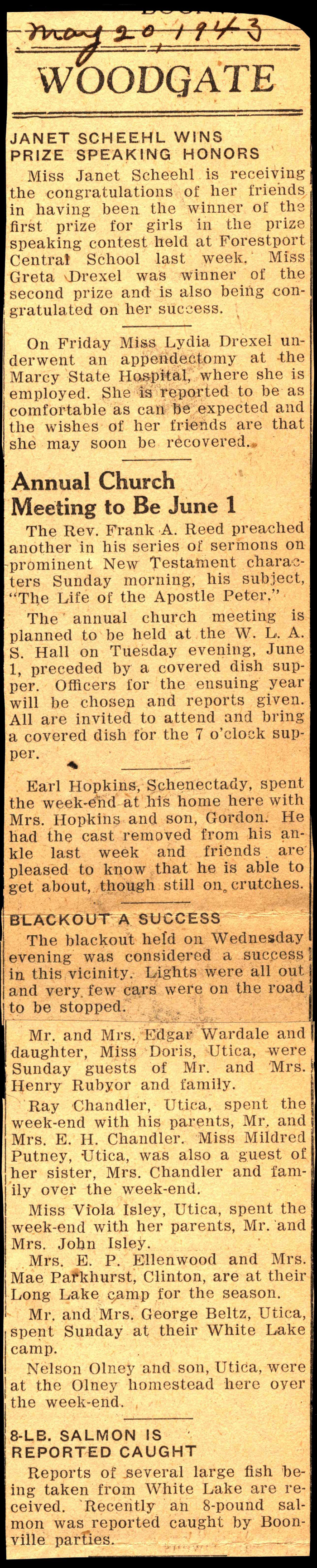 woodgate news may 20 1943