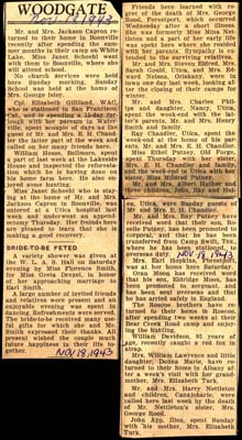 woodgate news november 18 1943