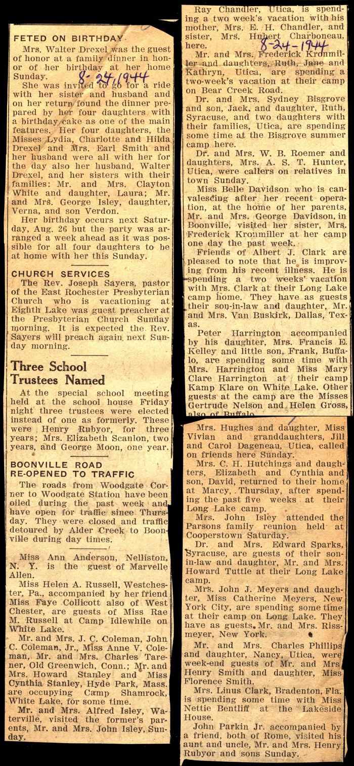 woodgate news august 24 1944