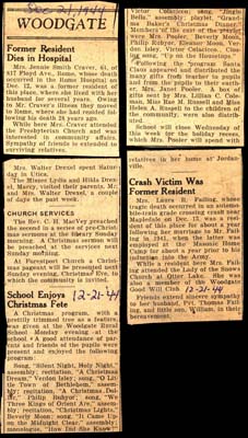 woodgate news december 21 1944