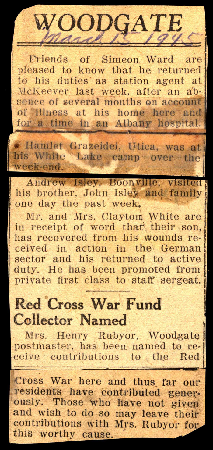 woodgate news march 15 1945