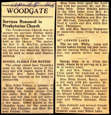 woodgate news april 5 1945