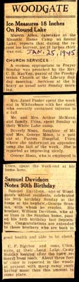 woodgate news january 25 1945