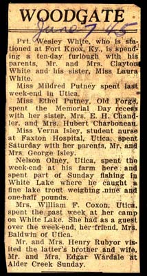 woodgate news june 7 1945