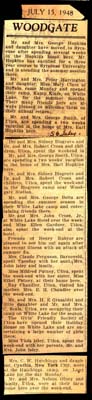 woodgate news july 15 1948
