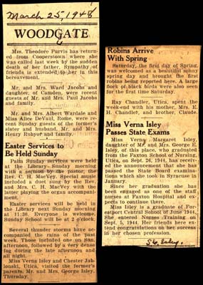woodgate news march 25 1948
