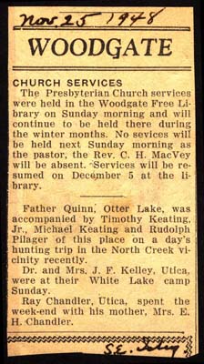 woodgate news november 25 1948